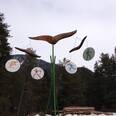 Skulpturen aus Holz - Daniel Cotti, Ramosch