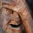 Skulpturen aus Holz - Daniel Cotti, Ramosch