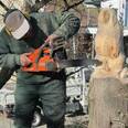Skulpturen aus Holz - Daniel Cotti, Ramosch