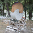 Holz und Marmor