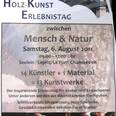 Holz - Kunst Erlebnistag. La Punt