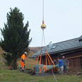 Findling Brunnenskulptur